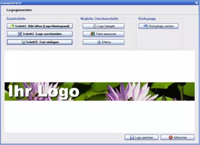 Logogenerator fr Ihre Internetseite