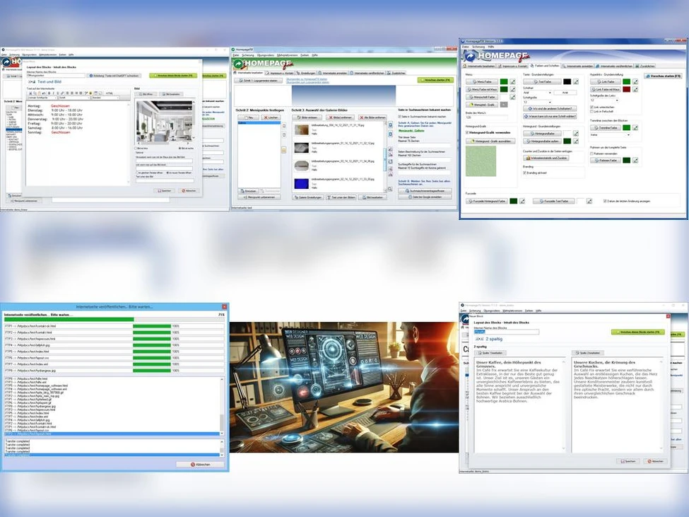 Homepage Software für Ferienwohnung