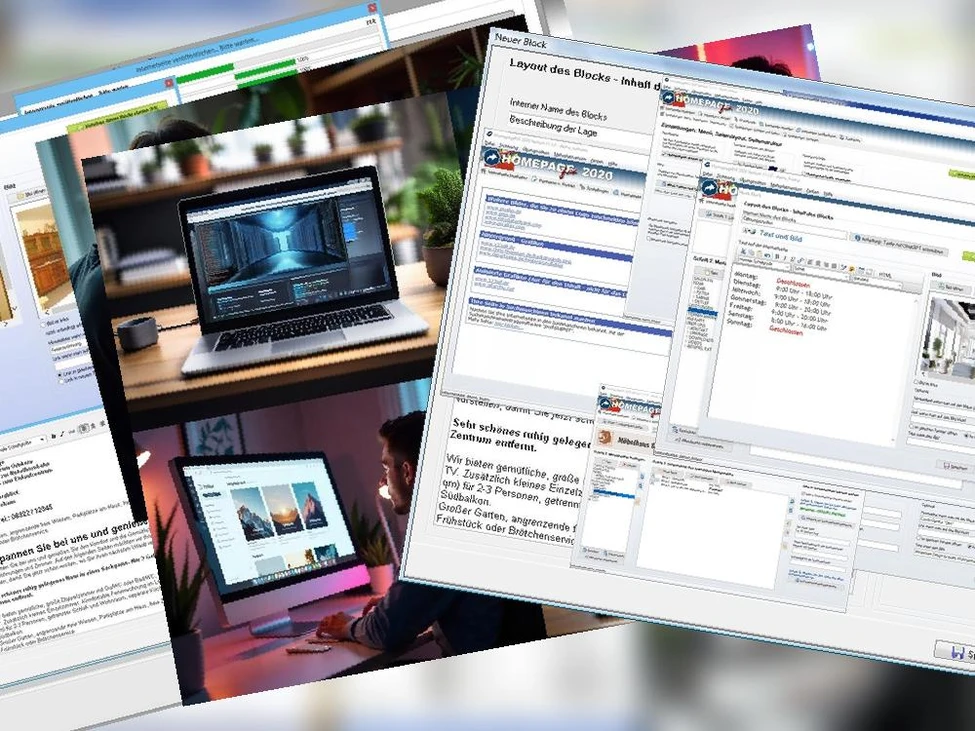 Homepage Software für Firma