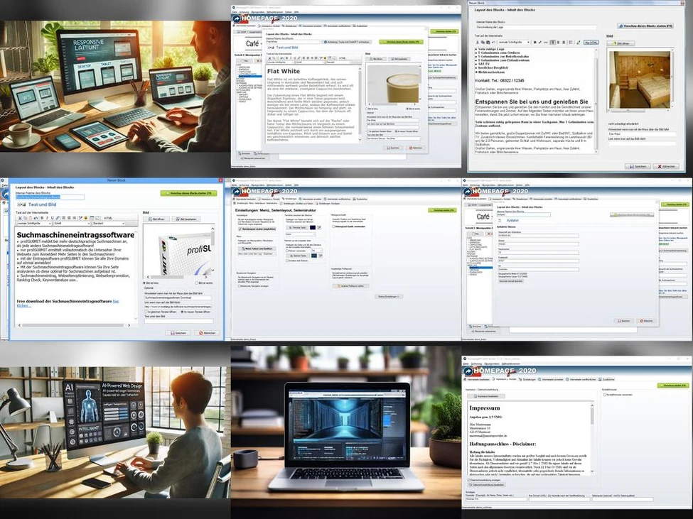 Homepage Software für Hochzeit